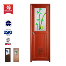 Fireproof discolor durable china top ten selling products Wood Plastic Composite entry door